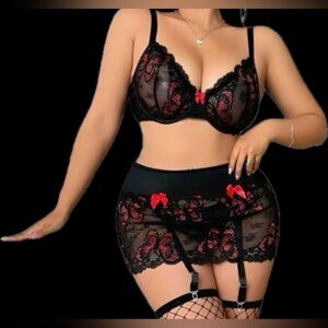 Sold!! Lingerie set 3pc NEW 2X